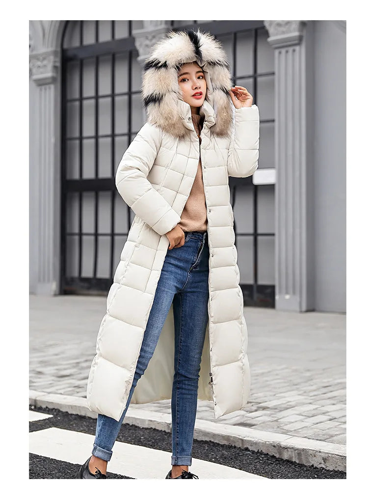 Women's Hooded Long Winter Coat