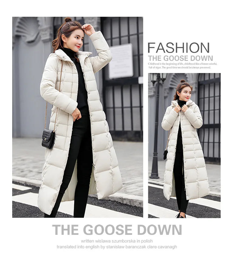 Women's Hooded Long Winter Coat