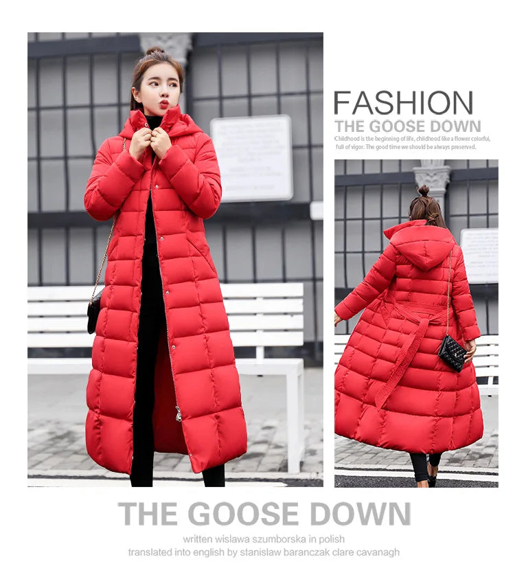 Women's Hooded Long Winter Coat