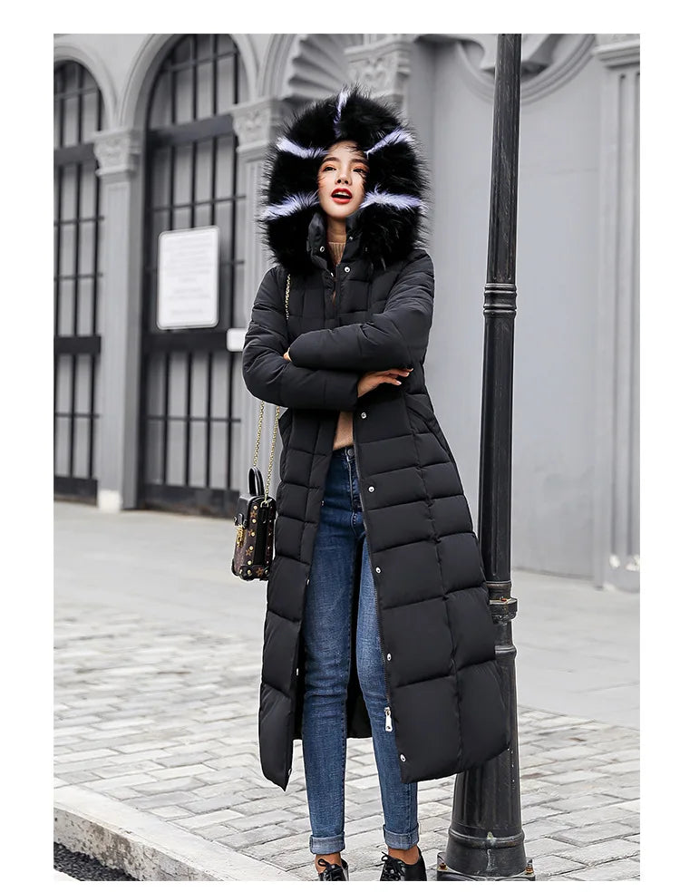 Women's Hooded Long Winter Coat