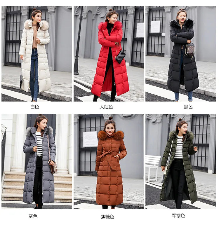 Women's Hooded Long Winter Coat