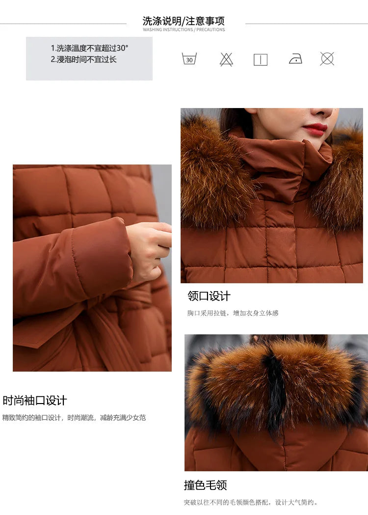 Women's Hooded Long Winter Coat