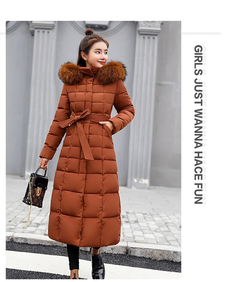 Women's Hooded Long Winter Coat