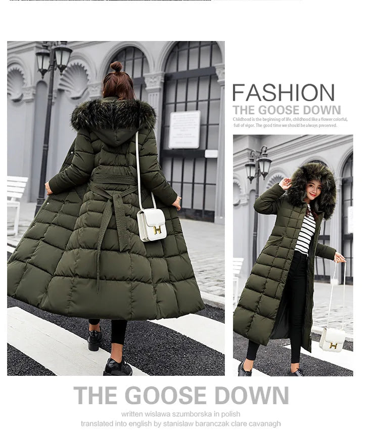 Women's Hooded Long Winter Coat