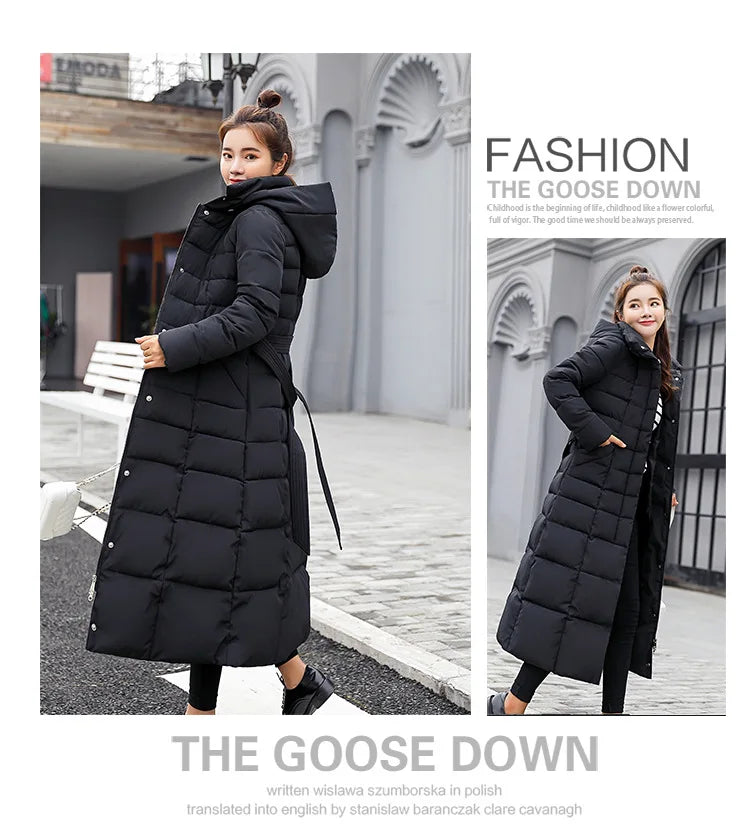 Women's Hooded Long Winter Coat