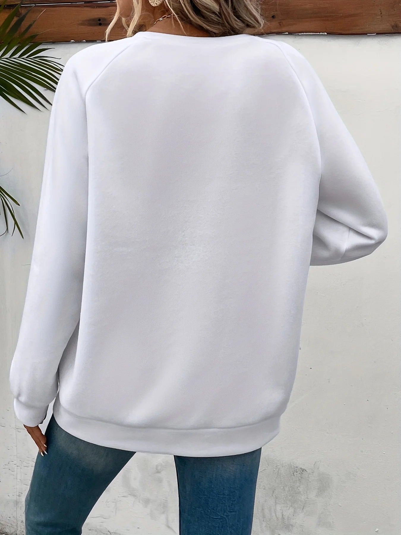 Yes I'm Cold Letter Printed Sweatshirts For Womens Long Sleeves Crewneck