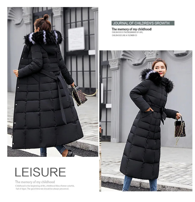 Women's Hooded Long Winter Coat