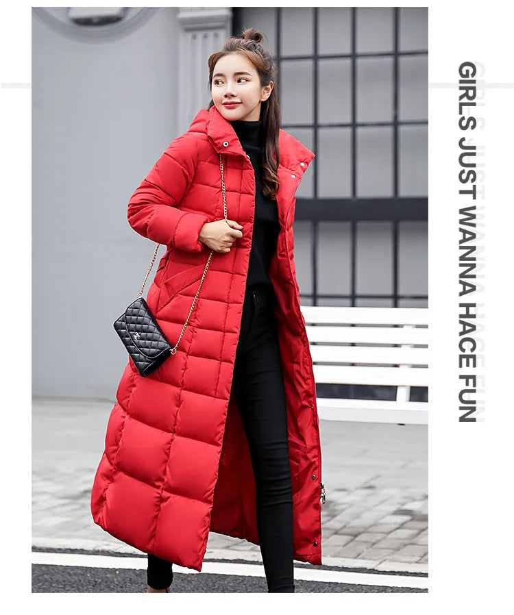 Women's Hooded Long Winter Coat