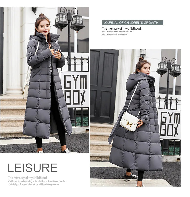 Women's Hooded Long Winter Coat