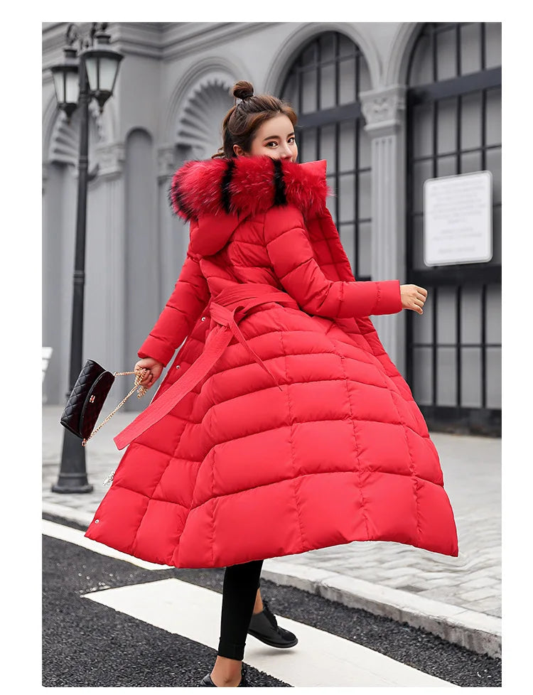Women's Hooded Long Winter Coat