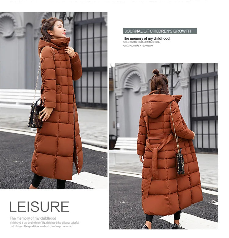 Women's Hooded Long Winter Coat