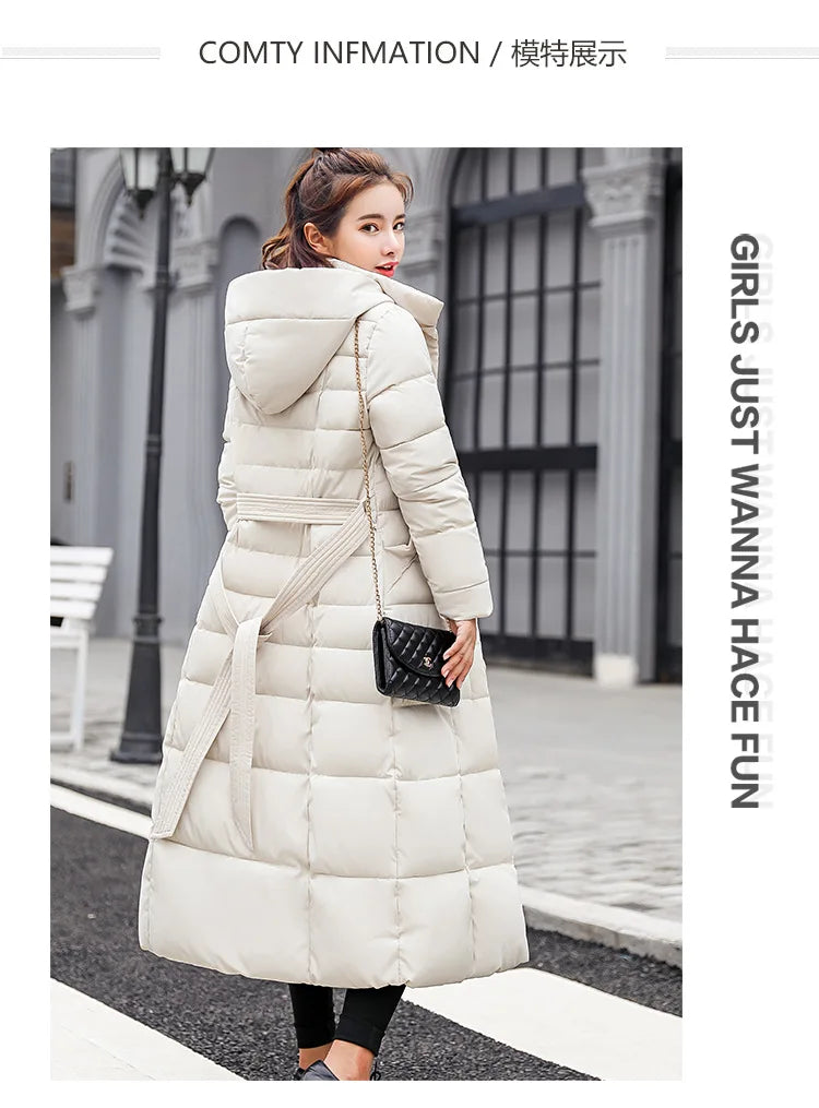 Women's Hooded Long Winter Coat