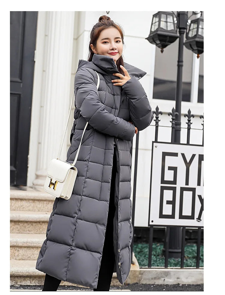 Women's Hooded Long Winter Coat