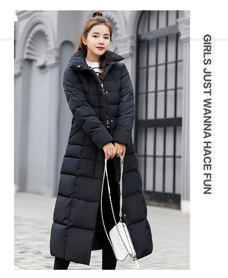 Women's Hooded Long Winter Coat