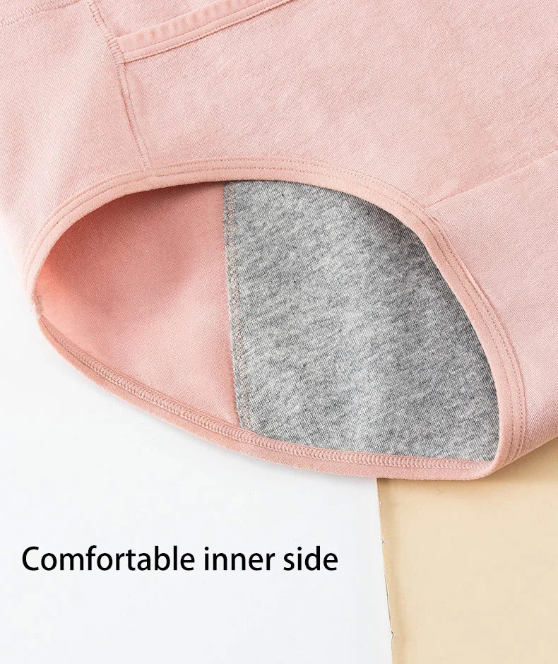Women's Cotton High Waist Absorbent Panties