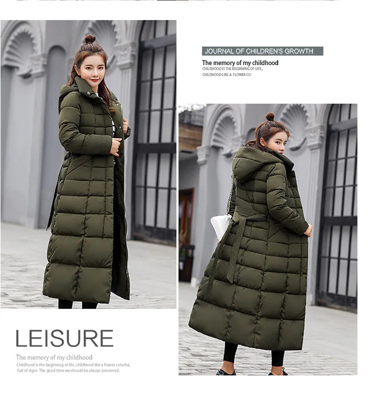 Women's Hooded Long Winter Coat