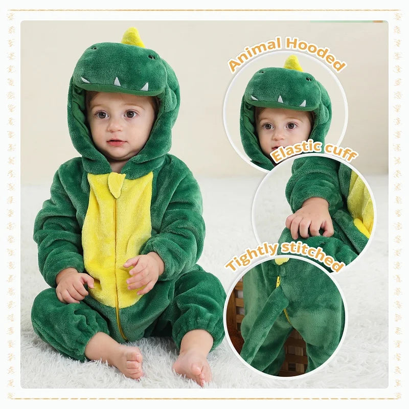 Hooded Flannel Jumpsuit