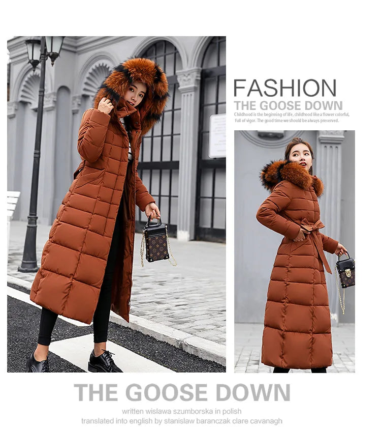 Women's Hooded Long Winter Coat