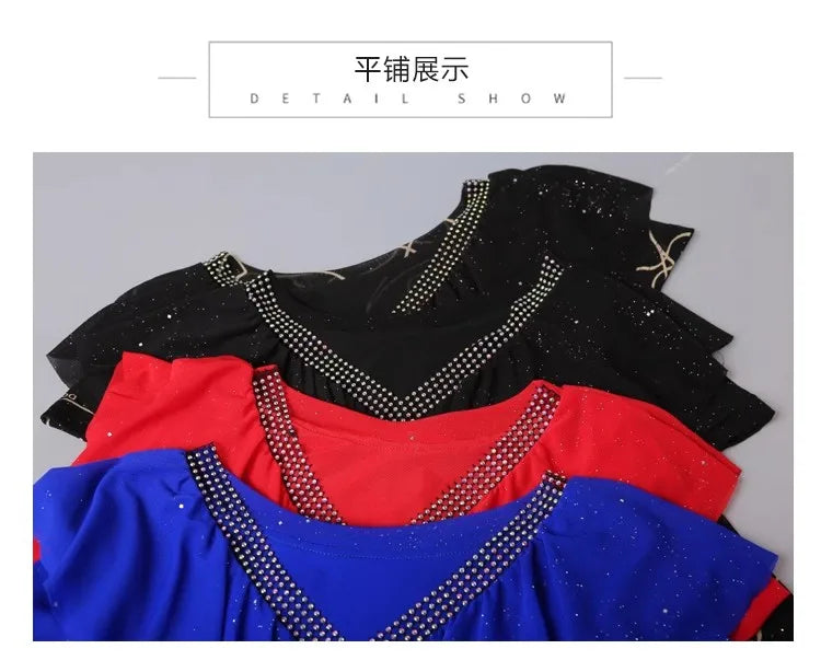 Women's T-Shirt Chic Luxury Mesh Tops