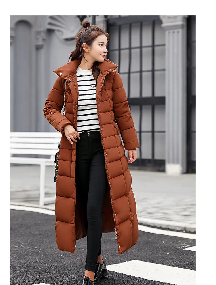 Women's Hooded Long Winter Coat