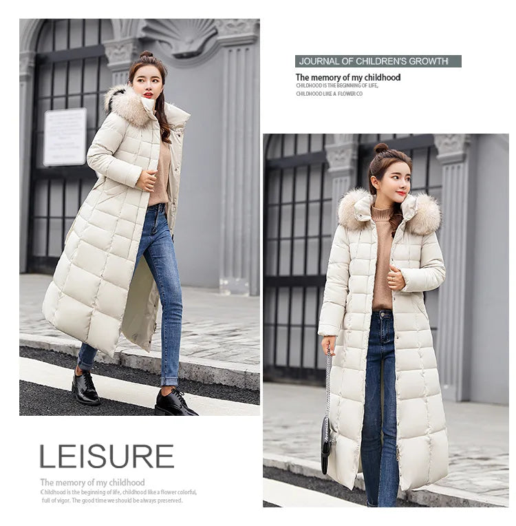 Women's Hooded Long Winter Coat