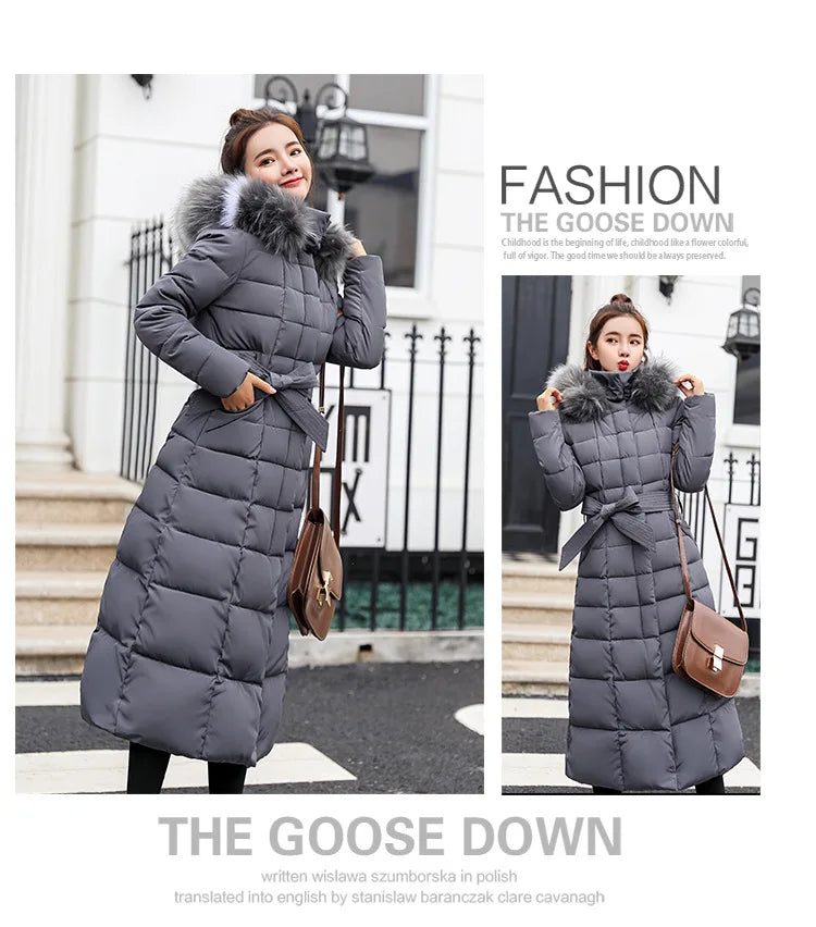 Women's Hooded Long Winter Coat