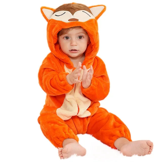 Hooded Flannel Jumpsuit