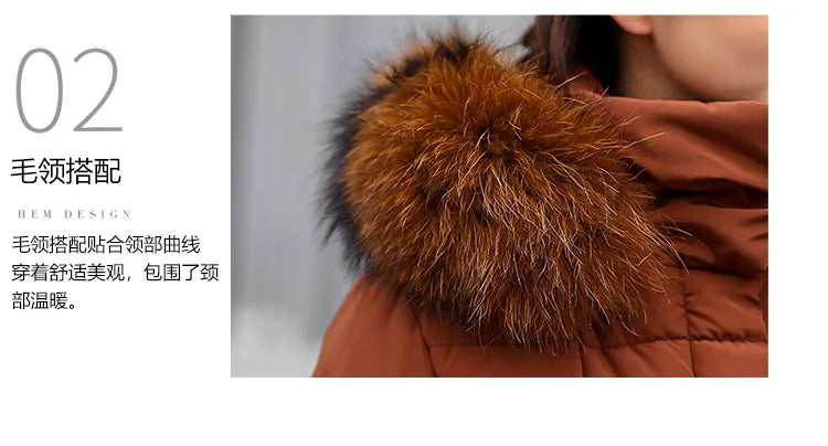 Women's Hooded Long Winter Coat