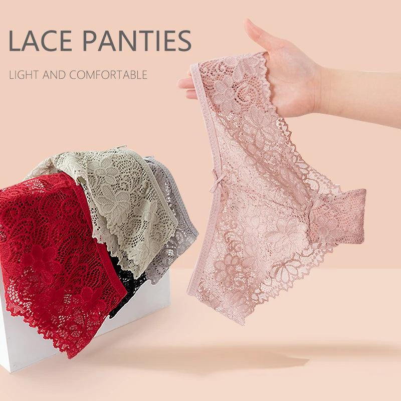 Low Waist Lace Underwear