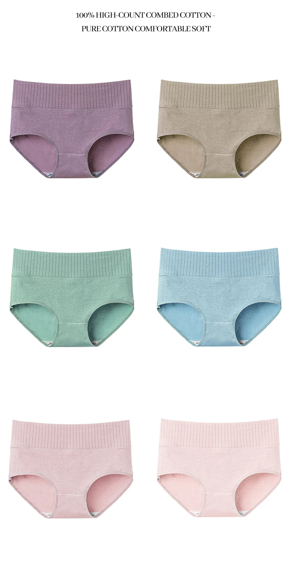 3 Pcs Cotton Women's Underwear