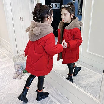 Girl's Hooded Winter Jacket