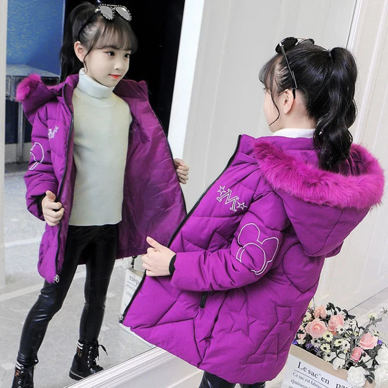 Girl's Hooded Winter Jacket