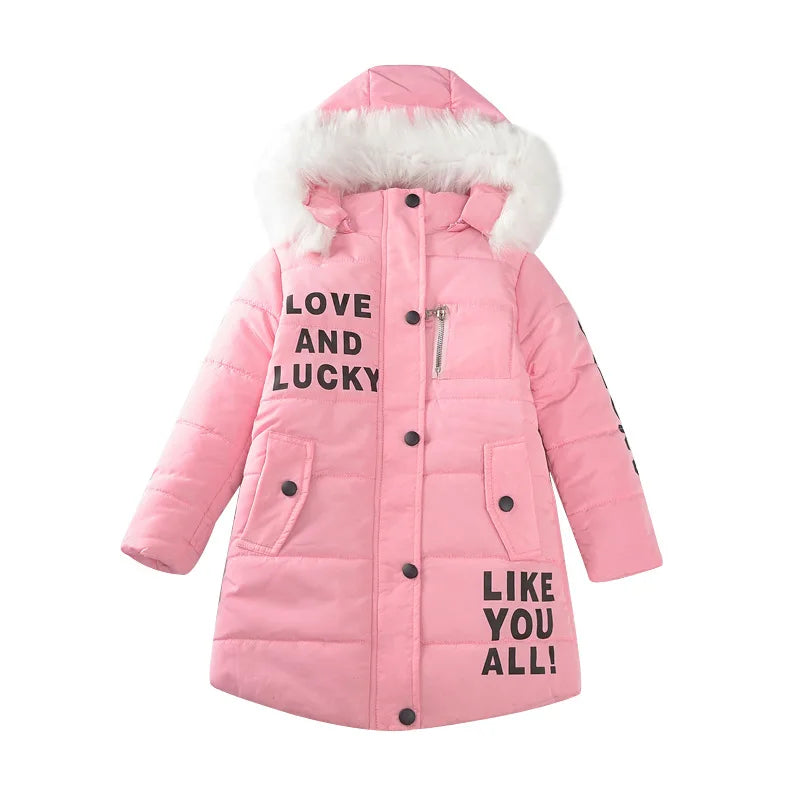 Girl's Hooded Winter Jacket