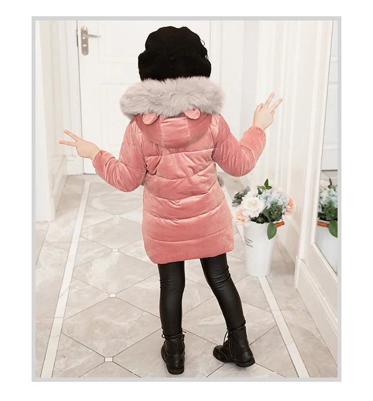 Girl's Hooded Winter Jacket