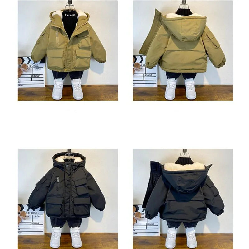 Boy's Lined Winter Jacket