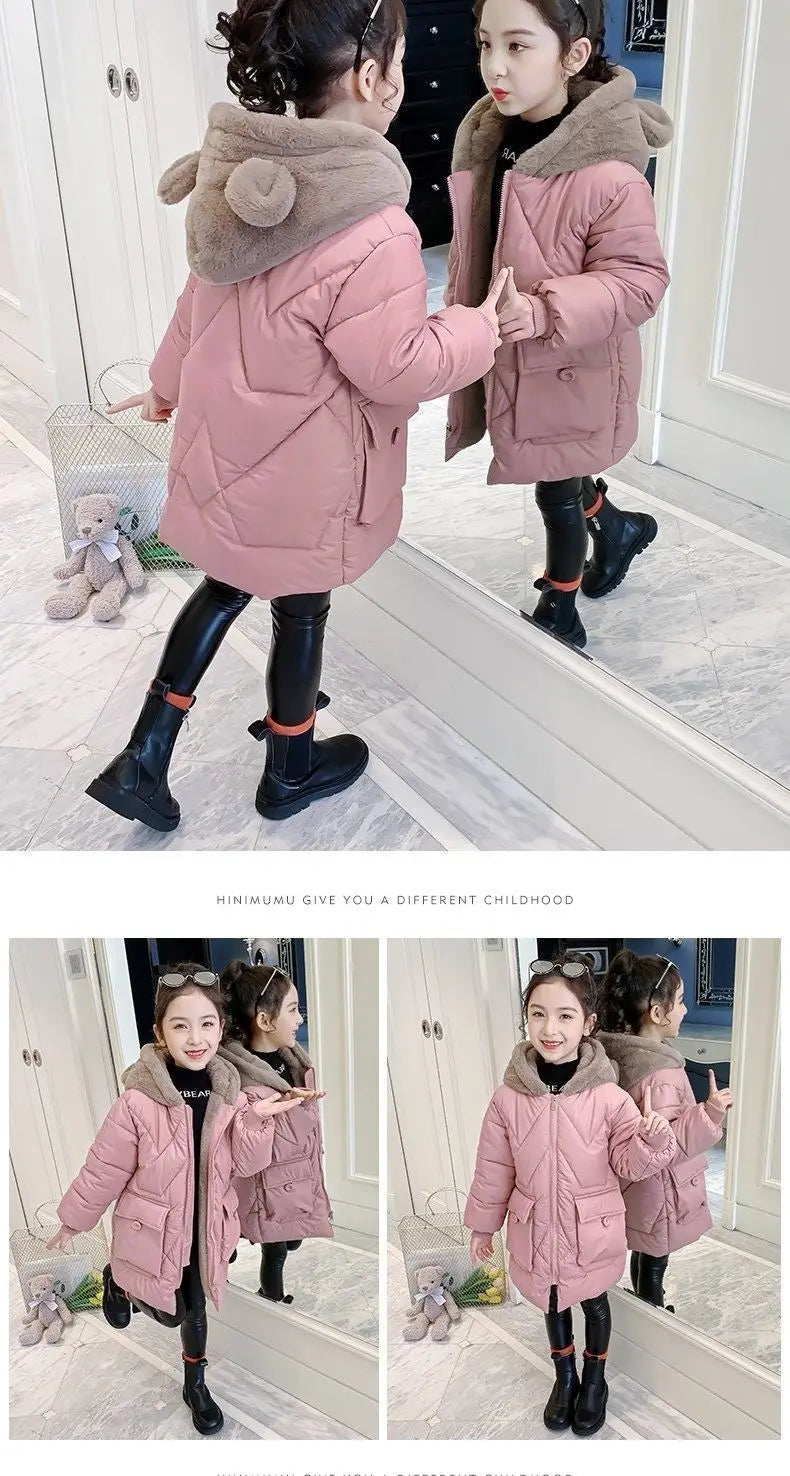 Girl's Hooded Winter Jacket