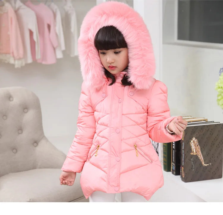 Girl's Hooded Winter Jacket