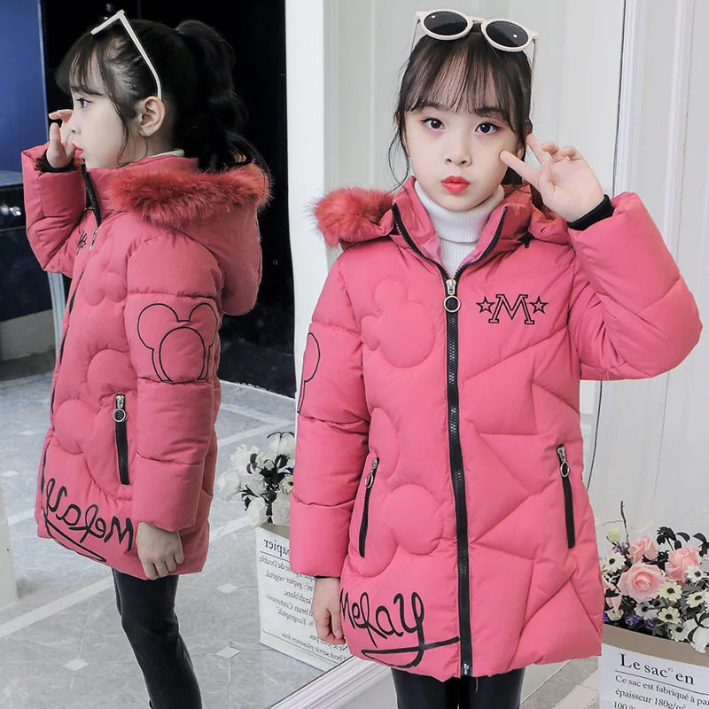 Girl's Hooded Winter Jacket