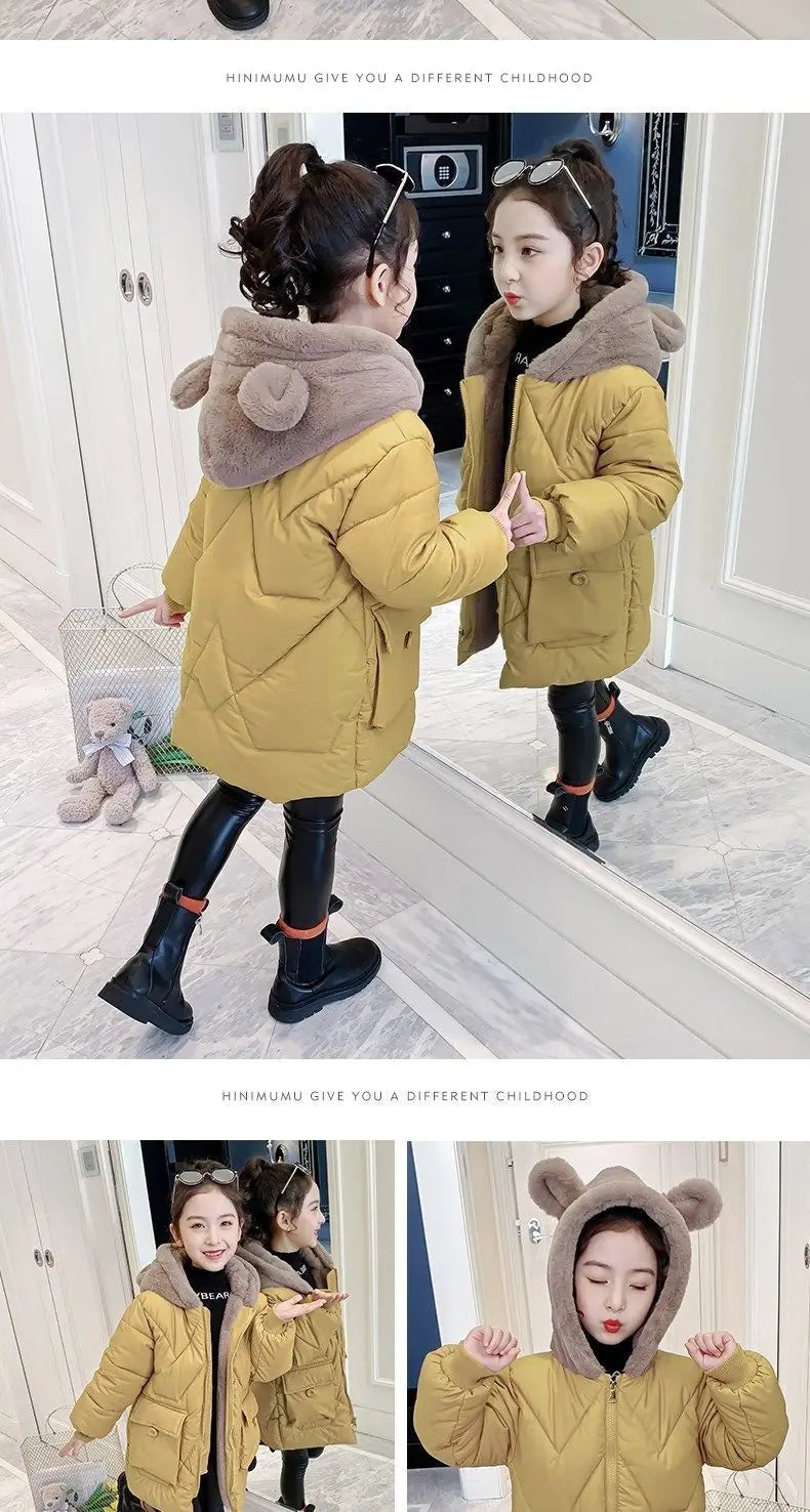 Girl's Hooded Winter Jacket