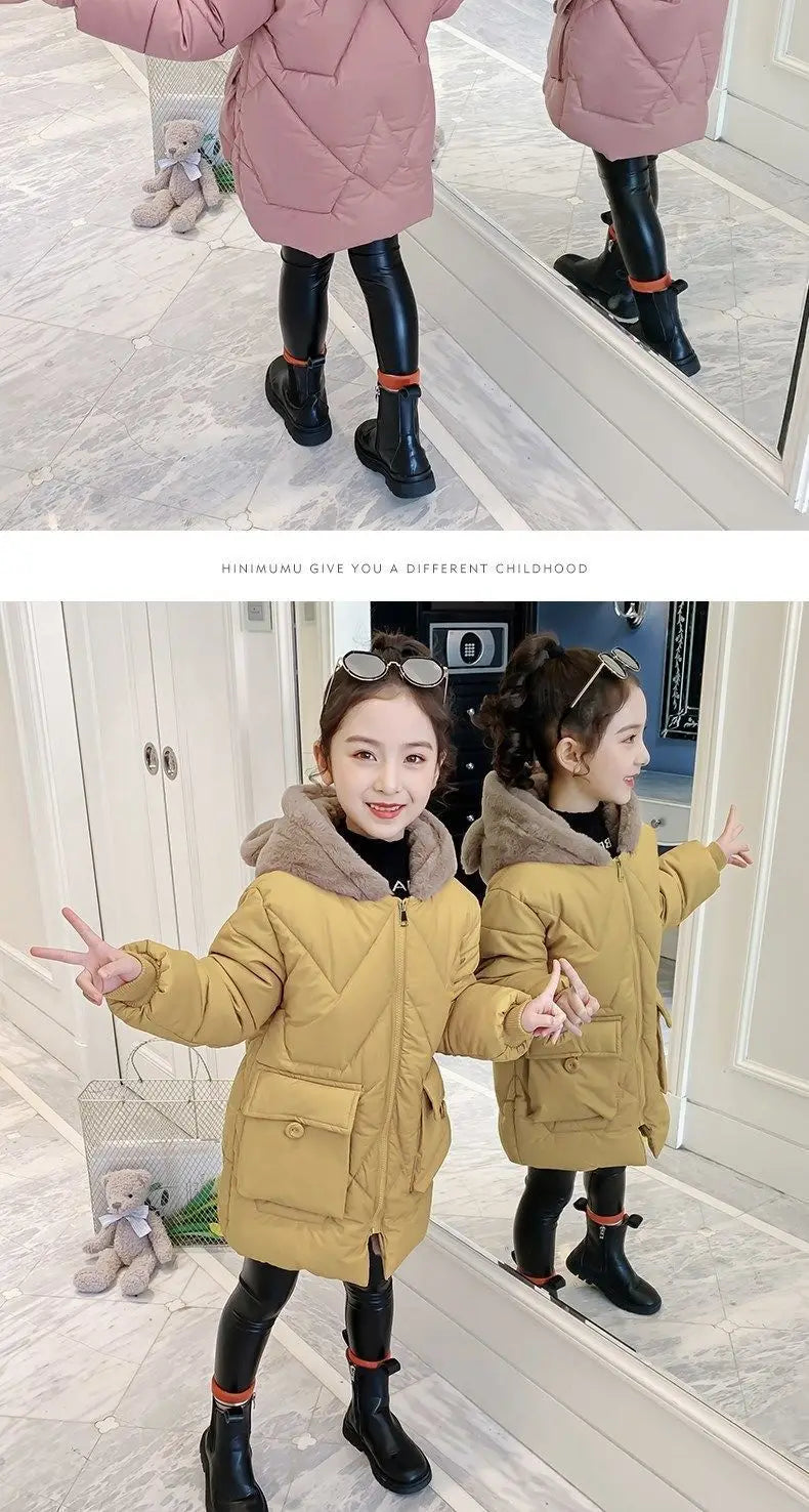 Girl's Hooded Winter Jacket