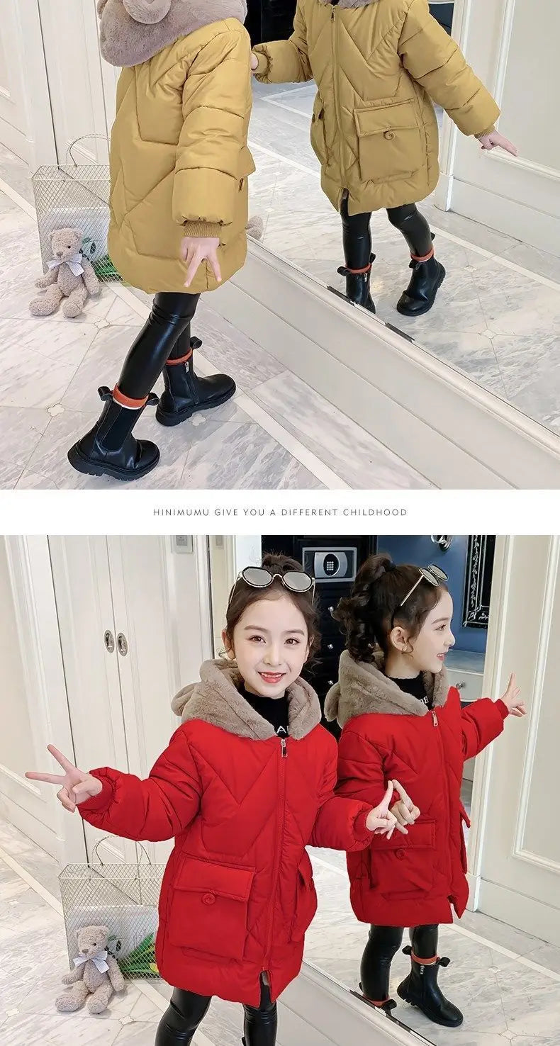 Girl's Hooded Winter Jacket