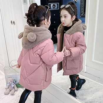 Girl's Hooded Winter Jacket