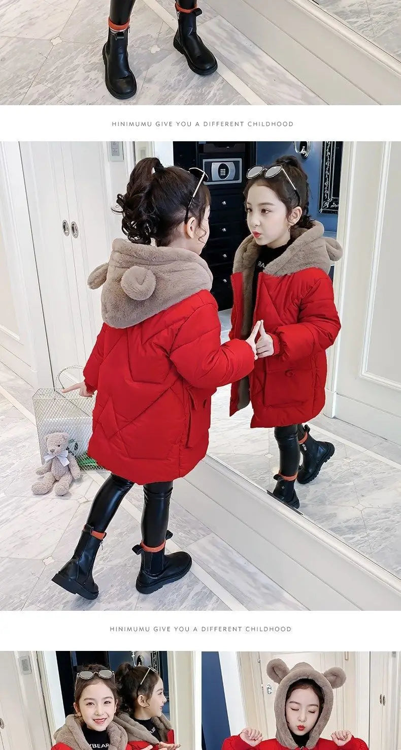 Girl's Hooded Winter Jacket