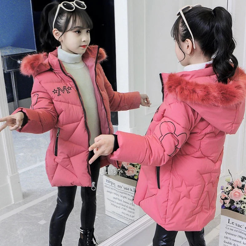 Girl's Hooded Winter Jacket