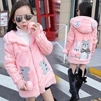 Girl's Hooded Winter Jacket