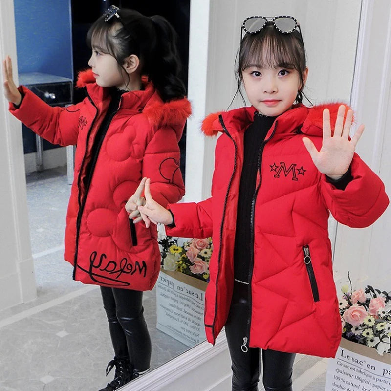 Girl's Hooded Winter Jacket