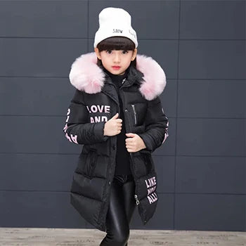 Girl's Hooded Winter Jacket