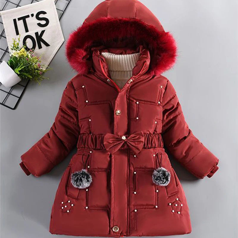 Girl's Hooded Winter Jacket