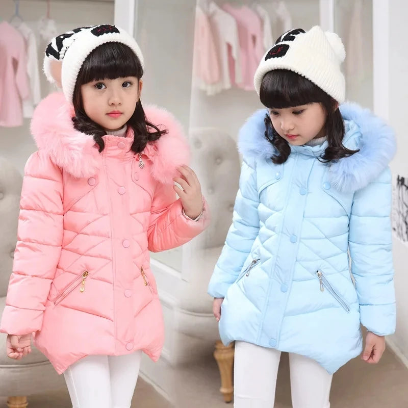 Girl's Hooded Winter Jacket