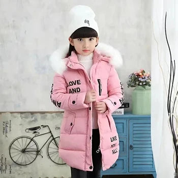 Girl's Hooded Winter Jacket